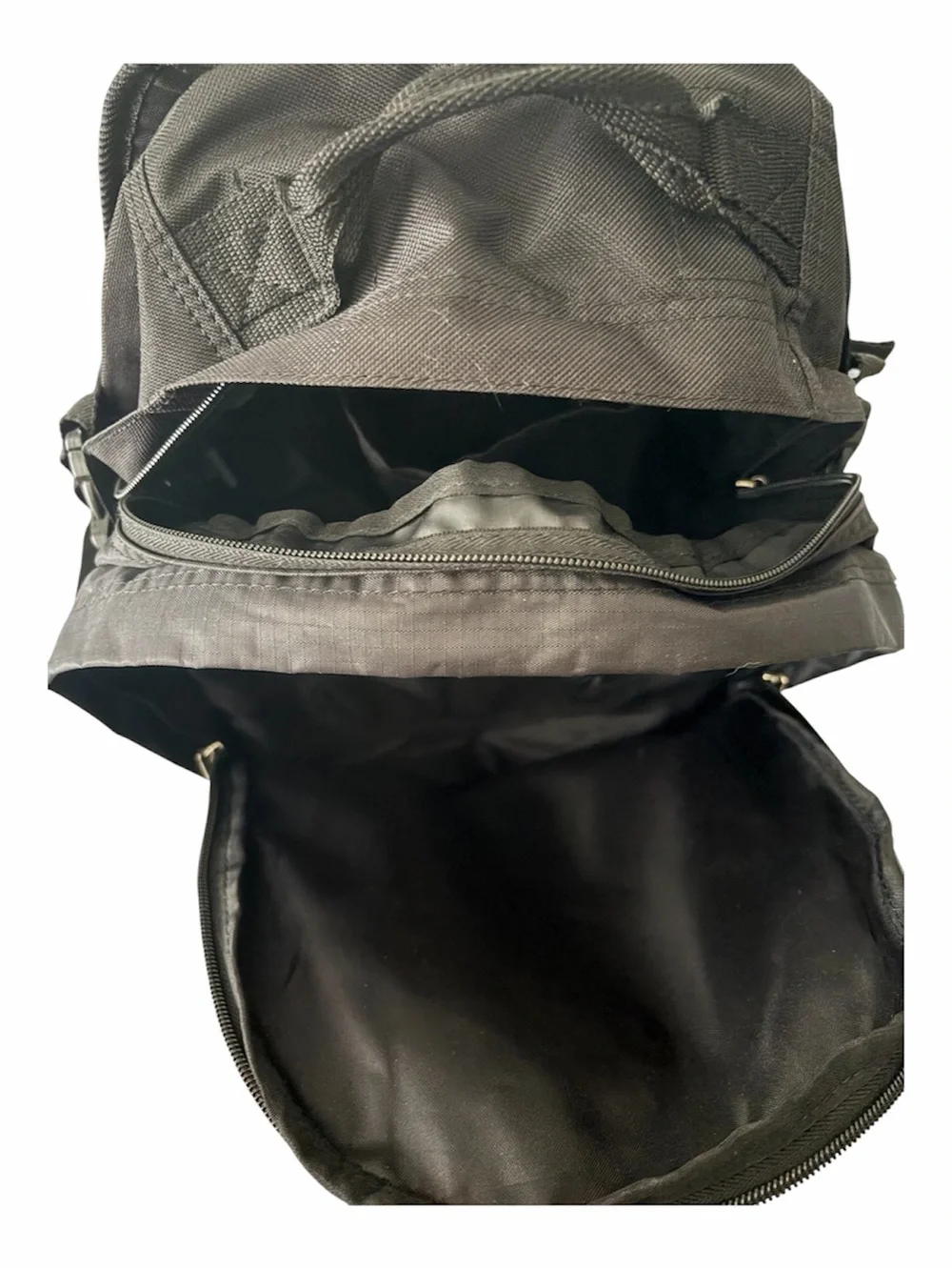Ozark Trail Black Everyday Backpack with Reflective Logo